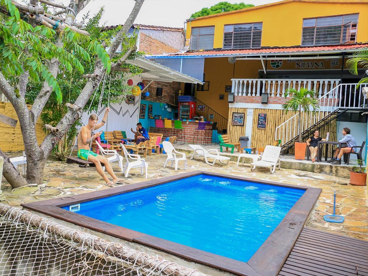 Hostel Nirvana San Gil Bagian luar foto